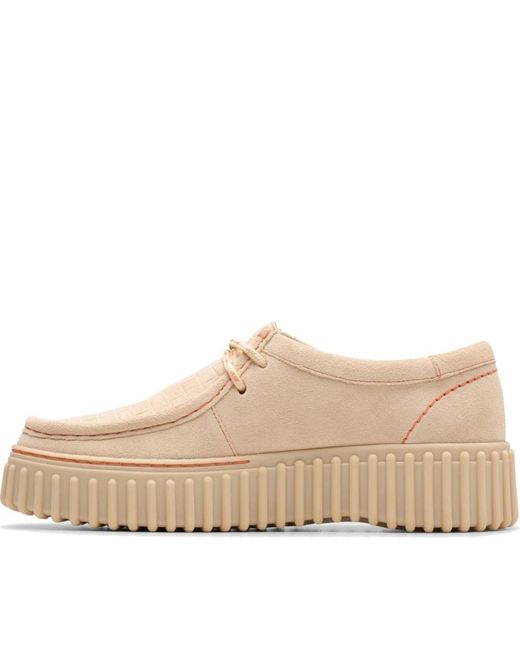 Clarks Natural Laced Shoes
