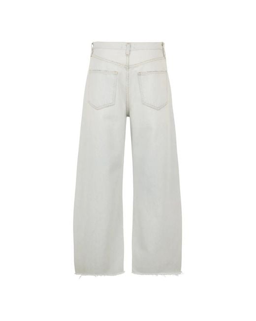 Agolde Gray Loose-Fit Jeans