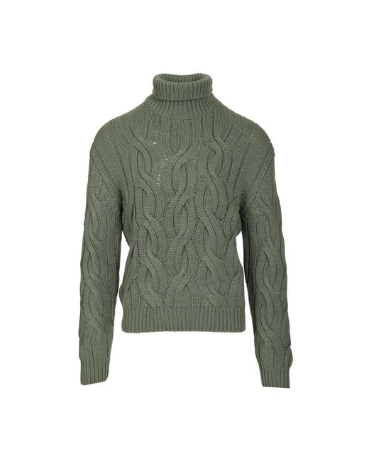 Mauro Ottaviani Green Turtlenecks for men