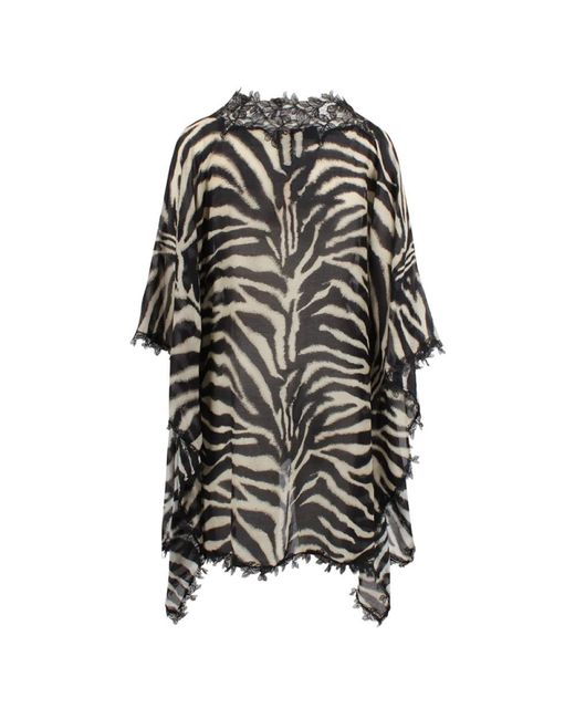 Ermanno Scervino Black Ponchos