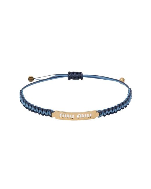 Miu Miu Blue Bracelets