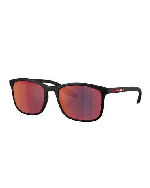 Prada Psa08S Zonnebril in het Red