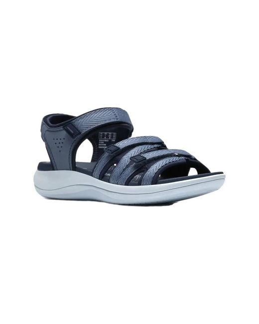 Wedges di Clarks in Blue