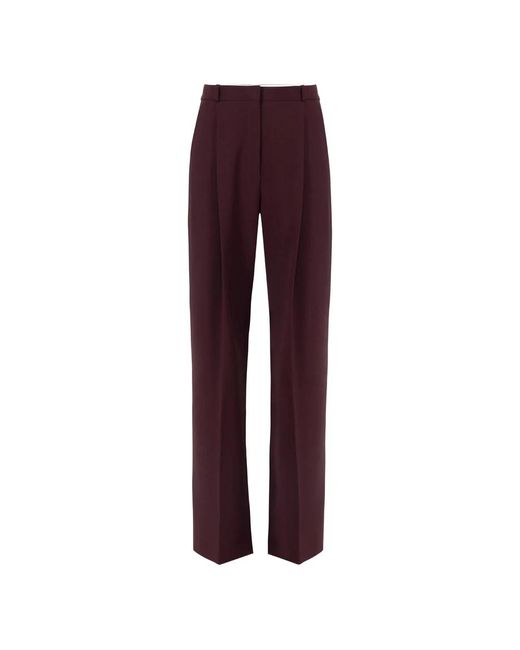 Elisabetta Franchi Straight Trousers in het Red