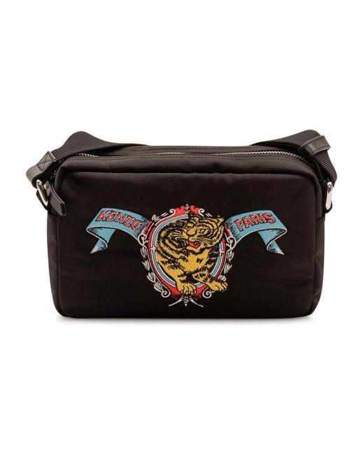 KENZO Black Messenger Bags for men
