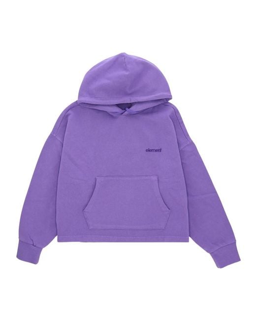 Element Purple Hoodies