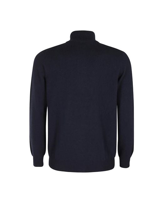 Kangra Blue Turtlenecks for men