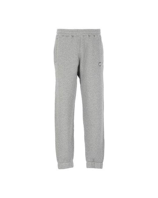 Maison Kitsuné Gray Sweatpants for men