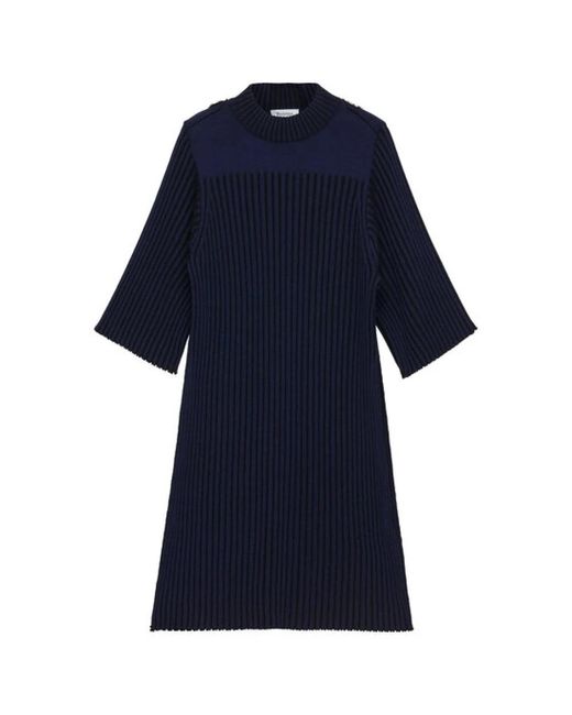 Rodebjer Kleedjes ,Blauw ,Amaka Gebreide Jurk in het Blue
