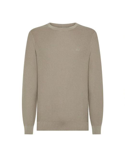 Sun 68 Vintage Pullover 100% Baumwolle Langarm in Gray für Herren