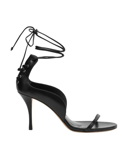 Jude Black High Heel Sandals