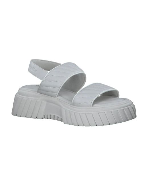 S.oliver Gray Flat Sandals
