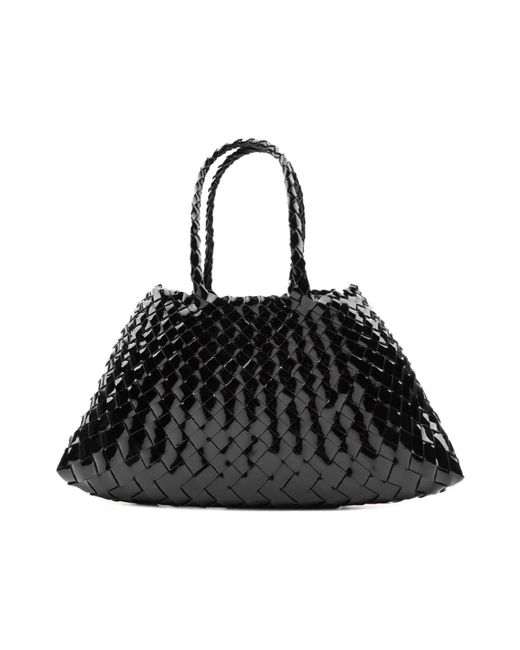Tote Bags Dragon Diffusion de color Black