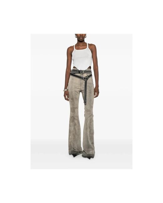 Rick Owens Gray Drkshdw Neutrals Denim