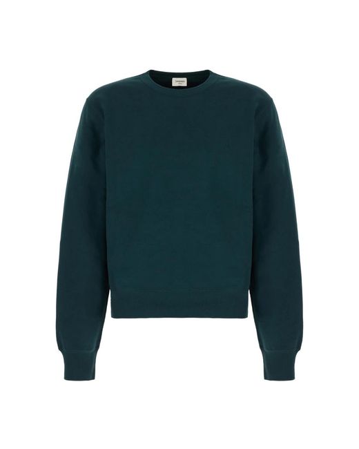 Sudadera Cassandre De Algodon Saint Laurent de hombre de color Green