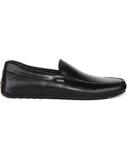 HUGO Black Loafers for men