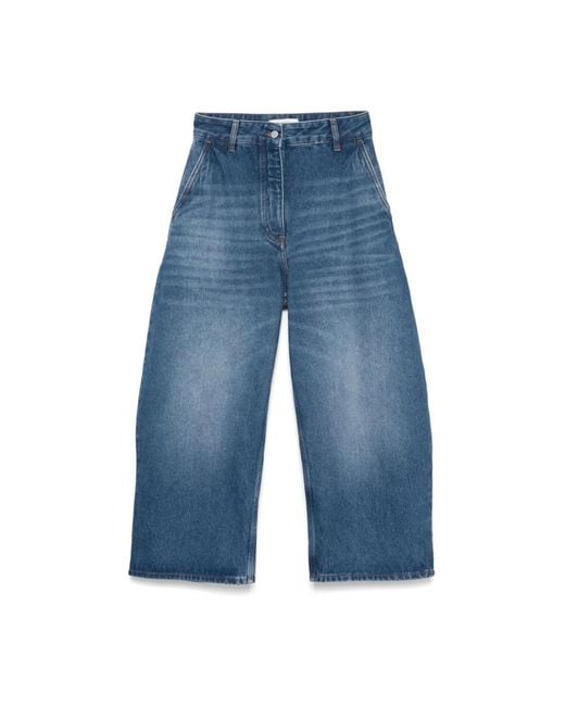 Studio Nicholson Blue Loose Fit Jeans