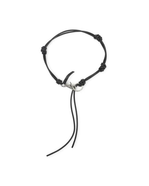 Our Legacy Black Keychains for men