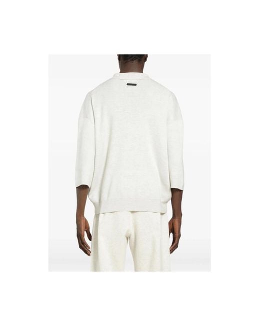 Fear Of God White Round-Neck Knitwear for men