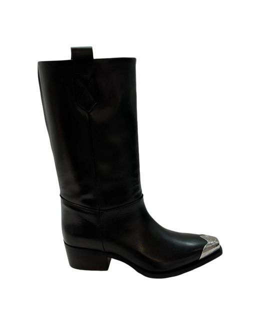 Evaluna Black Cowboy Boots