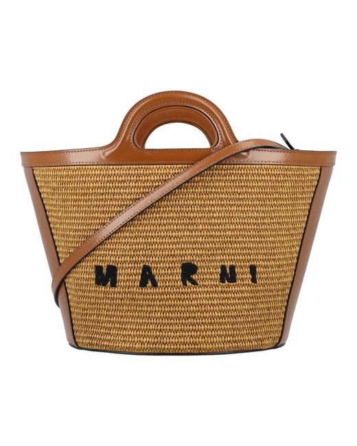 Marni Brown Bucket Bags