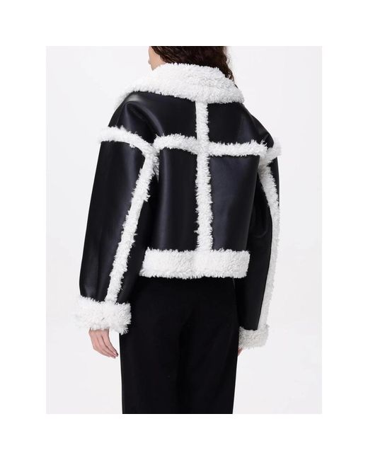 Stand Studio Shearling Jas in het Black