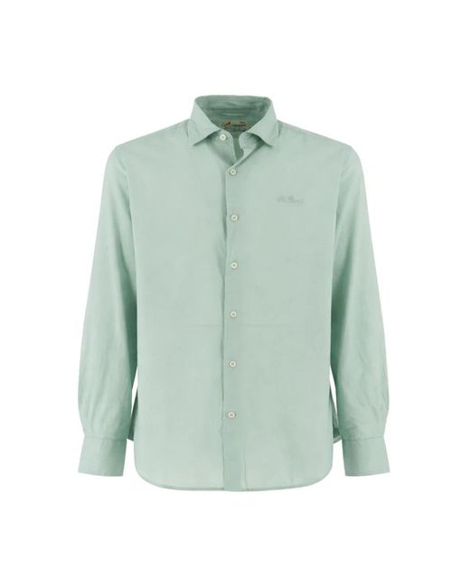 Mc2 Saint Barth Green Casual Shirts for men
