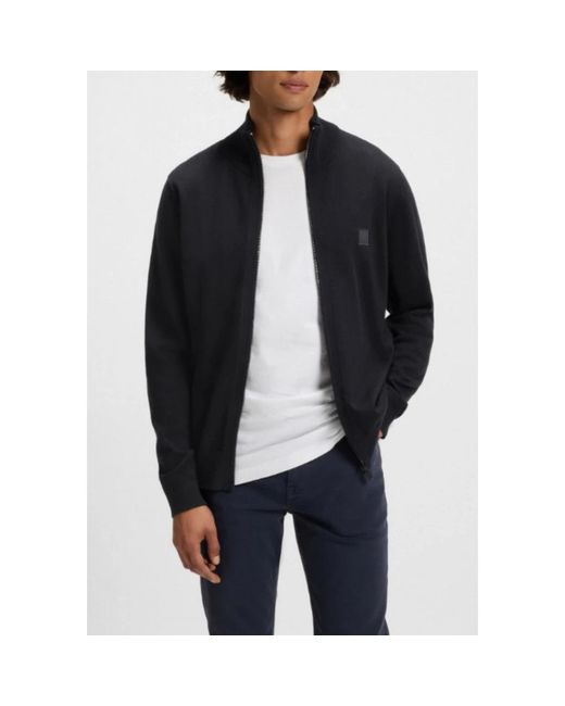 HUGO Blue Zip-Throughs for men
