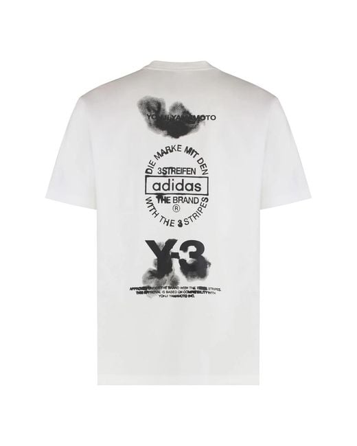 Y 3 T Shirts In White For Men Lyst UK y-3-t-shirts-in-white-for-men-lyst-uk