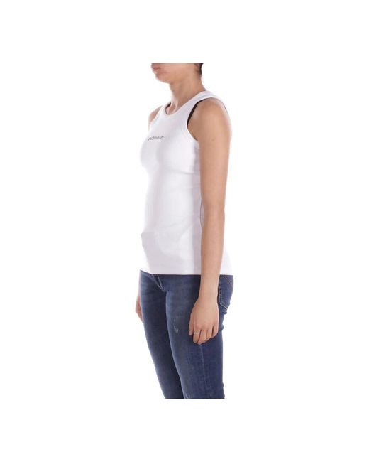 Sleeveless Tops John Richmond de color Blue
