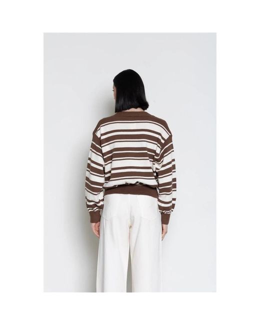 Cardigans Kaos de color Brown