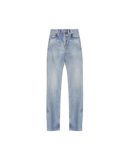 Saint Laurent Blue Straight Jeans
