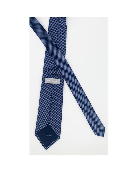 Michael Kors Accessoires ,Blauw ,Silk Das in het Blue voor heren