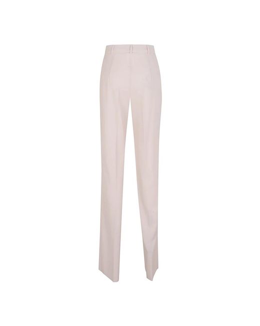 Max Mara White Wide Trousers