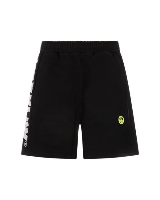 Barrow Black Casual Shorts for men