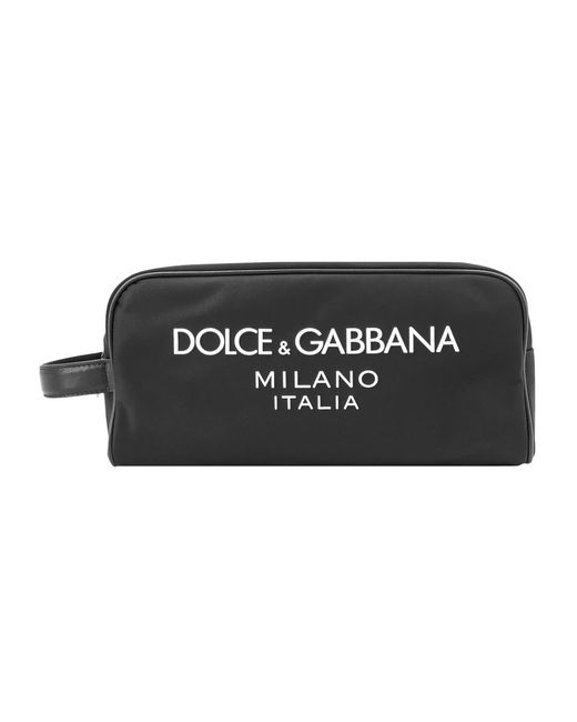 Dolce & Gabbana Nylon Kulturbeutel in Black für Herren