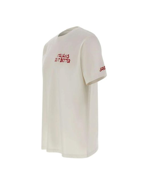 Mc2 Saint Barth White T-Shirts for men