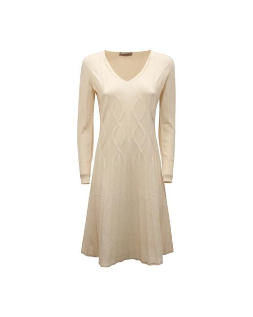 D.exterior Natural Midi Dresses