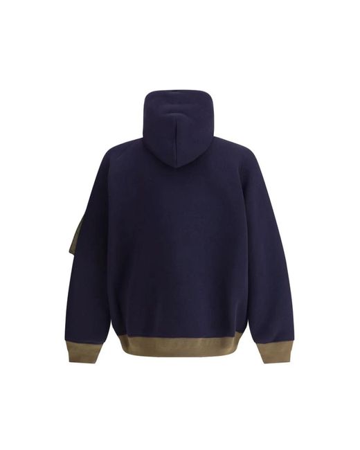 Sacai Blue Light Jackets for men