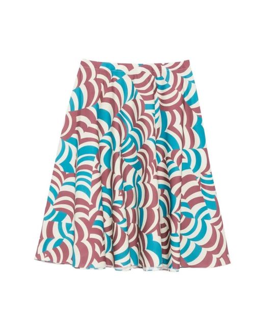 Marni Blue Midi Skirts