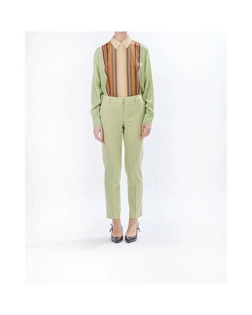 Paul Smith Green Slim-Fit Trousers