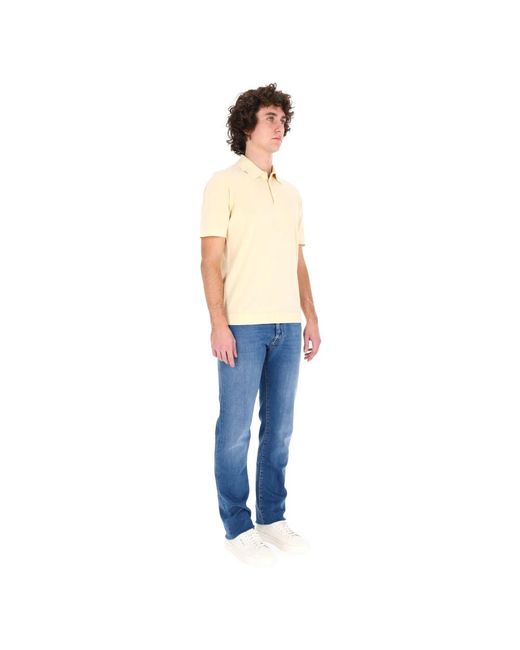 Drumohr Blue Polo Shirts for men
