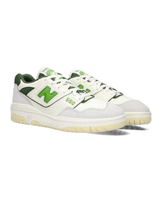 New Balance White Sneakers for men