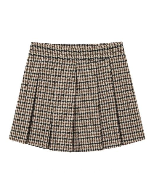 Imperial Brown Short Skirts