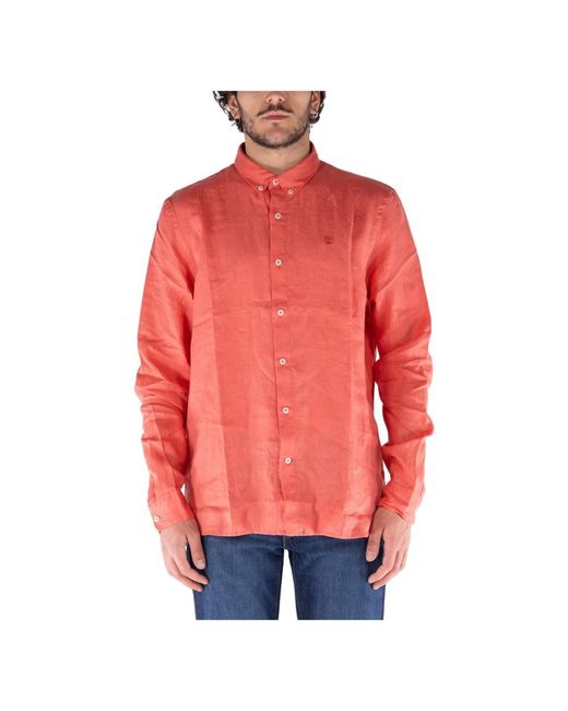 Timberland Red Casual Shirts for men