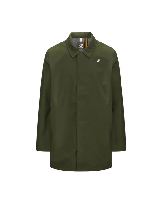 Coats > single-breasted coats K-Way pour homme en coloris Green