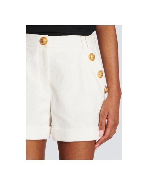 Shorts > short shorts Balmain en coloris White