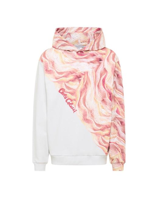 carlo colucci White Hoodies for men
