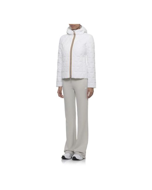 K-Way Coats in het White