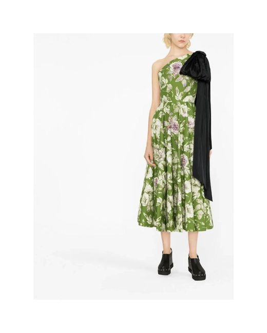 Erdem Green Midi Dresses